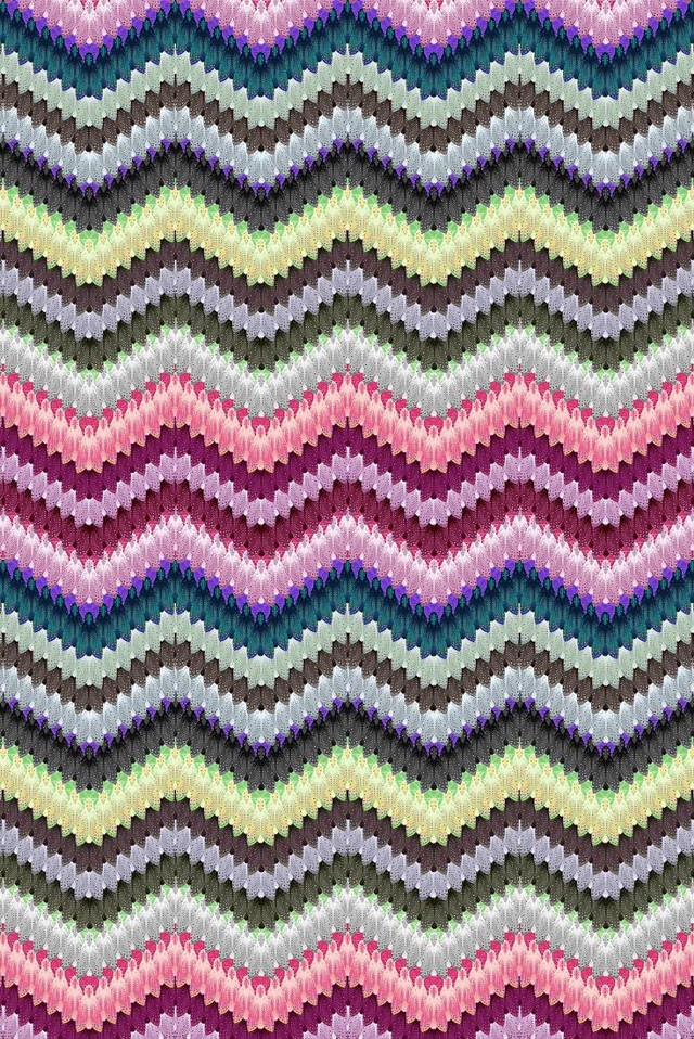 Knitted pattern wavy lines pink free wallpaper for mobile - medium preview image