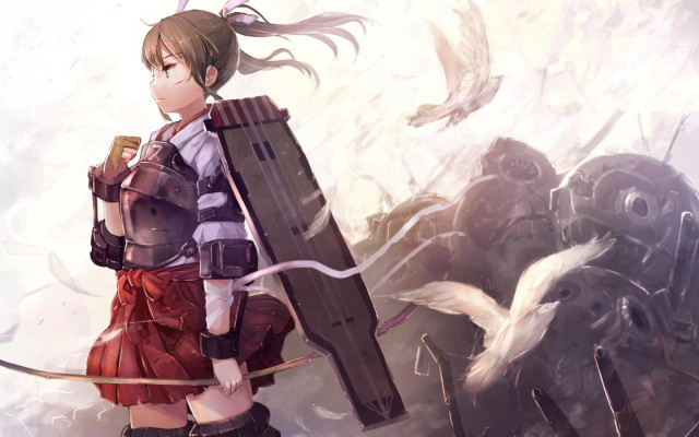 Woman gun dog background bird free wallpaper for desktop - medium preview image