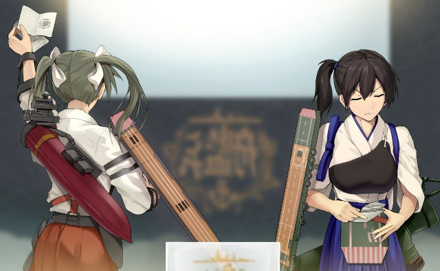 Anime characters weapons looking distance free wallpaper for desktop - medium preview image