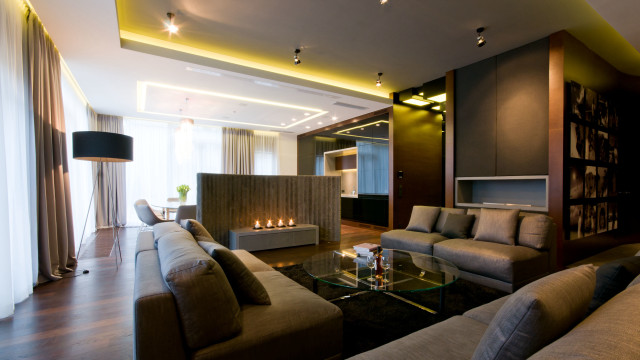 Living room couch chair fireplace #4 free wallpaper for desktop - medium preview image