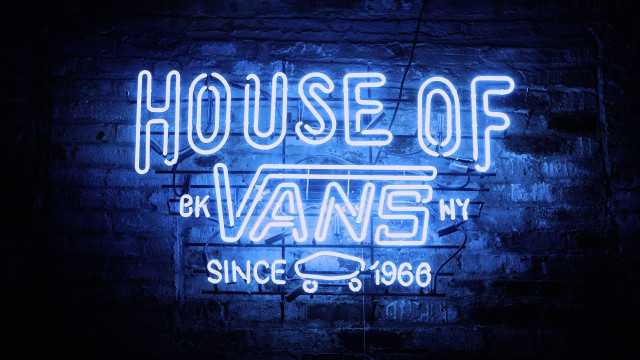 House of vans neon sign free wallpaper for desktop - medium preview image