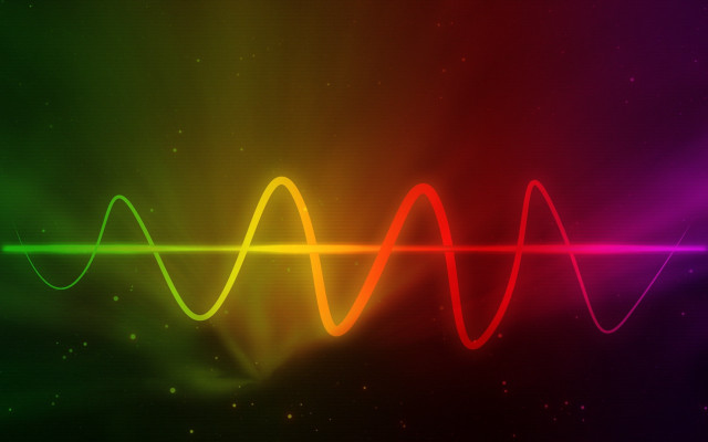Colorful soundwave rainbow holography milkyway free wallpaper for desktop - medium preview image