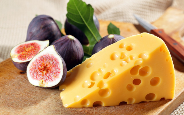 Cheese figs cuttingboard knife food #2 free wallpaper for desktop - medium preview image