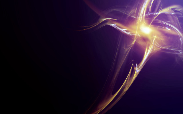 Purple yellow swirls holograph raytrace free wallpaper for desktop - medium preview image