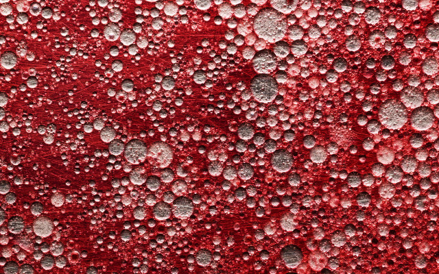 Red water droplets kinetic pointillism free wallpaper for desktop - medium preview image