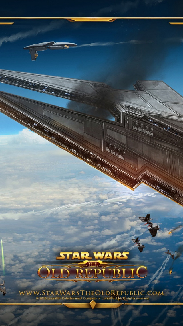 Star wars ship fleet fighter free wallpaper for mobile - medium preview image