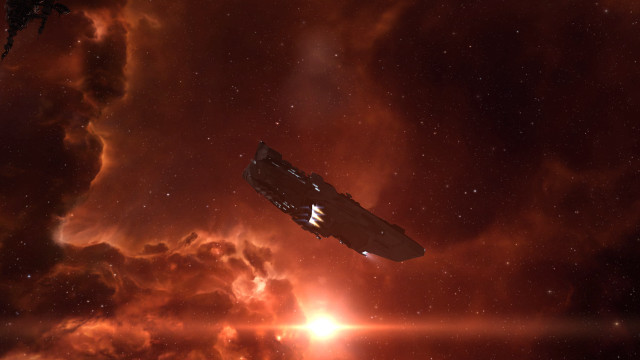 Spaceship starry sky bright light free wallpaper for desktop - medium preview image