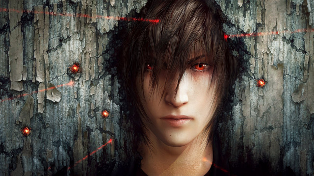 Red eyed man tree rain free wallpaper for desktop - medium preview image
