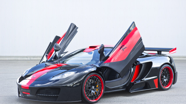 Black red sports car open #4 free wallpaper for desktop - medium preview image