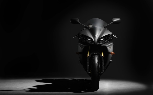 Motorcycle dark headlights digital rendering free wallpaper for desktop - medium preview image