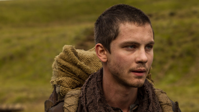 Man backpack grass hills cave free wallpaper for desktop - medium preview image