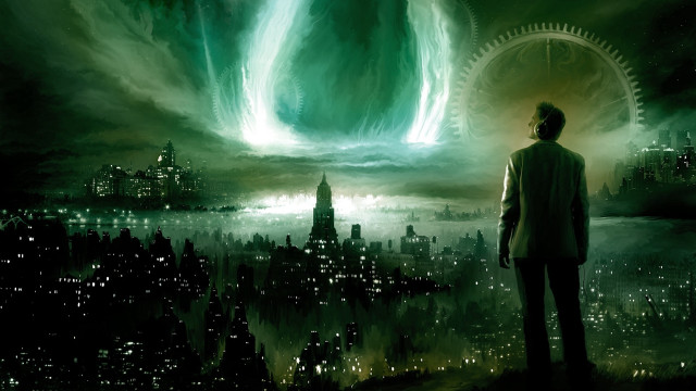 Man city green object sky free wallpaper for desktop - medium preview image