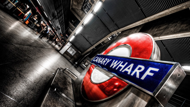 Away wharf building tiltshift fisheye free wallpaper for desktop - medium preview image