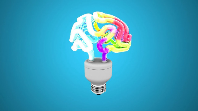 Light bulb colorful ambient occlusion free wallpaper for desktop - medium preview image