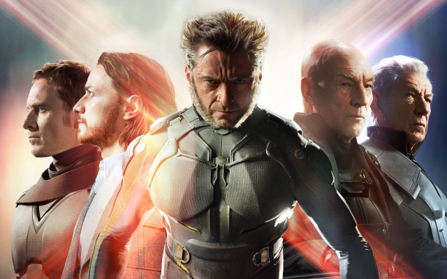 Futuristic suits group bright light free wallpaper for desktop - medium preview image