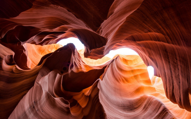 Large canyon narrow opening bright free wallpaper for desktop - medium preview image