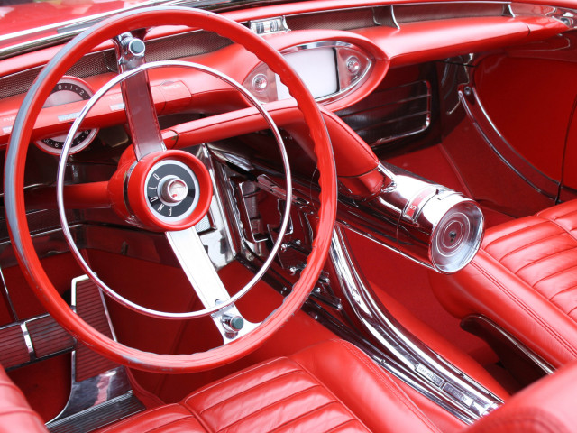 Red car steering wheel dash free wallpaper for desktop - medium preview image