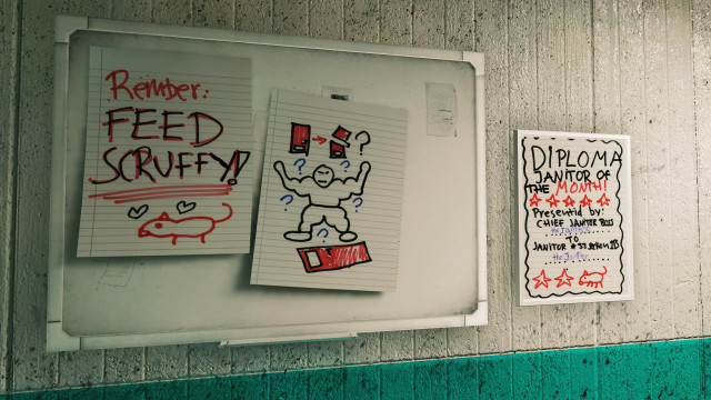 Bathroom wall writing mirror sign free wallpaper for desktop - medium preview image