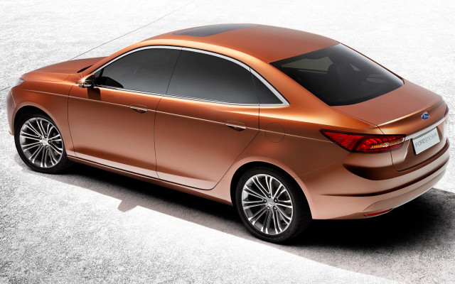 Brown car concrete shadow hyperrealism free wallpaper for desktop - medium preview image