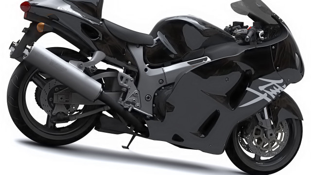 Black motorcycle shadow photorealism rendering free wallpaper for desktop - medium preview image