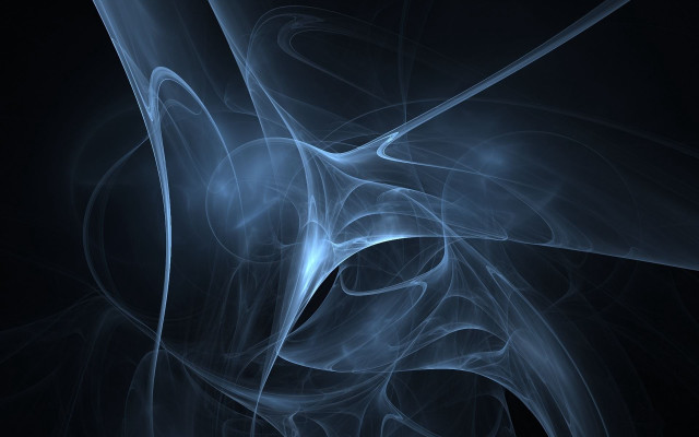 Blue black white illusion fractals free wallpaper for desktop - medium preview image