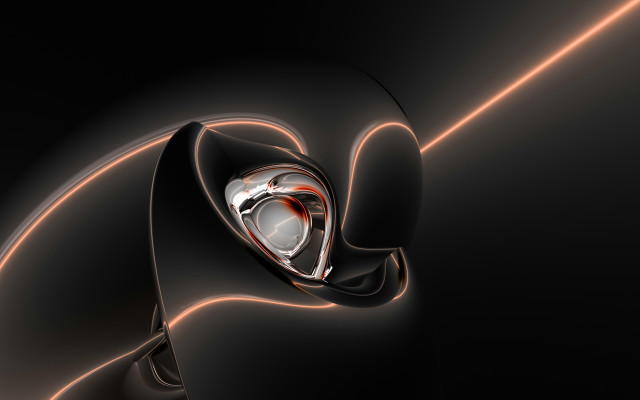 Black object red light abstract free wallpaper for desktop - medium preview image