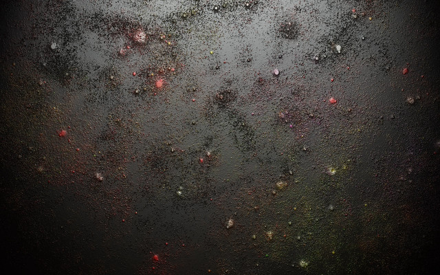 Black background red green astronaut free wallpaper for desktop - medium preview image