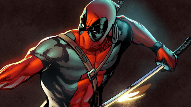 Deadpool sword mask male muscular free wallpaper for desktop - medium preview image