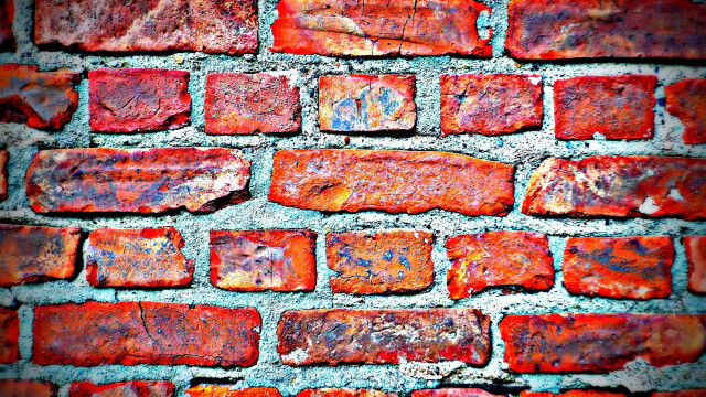 Rusted brick wall fire pokemon free wallpaper for desktop - medium preview image