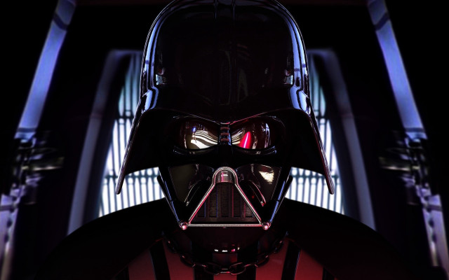 Star wars helmet red light free wallpaper for desktop - medium preview image