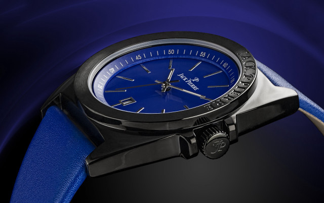 Blue watch 3d render futurism free wallpaper for desktop - medium preview image