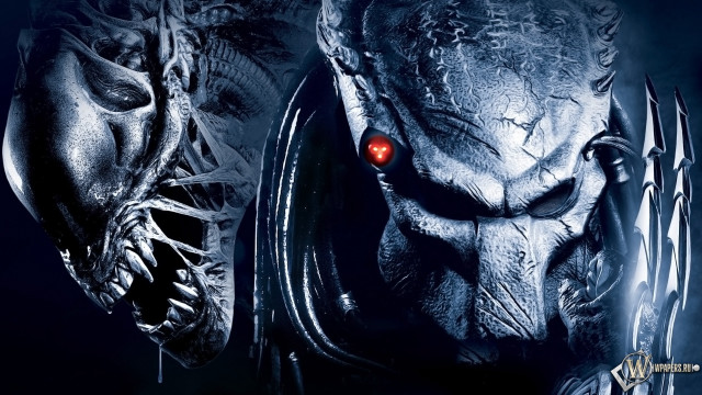 Alien head red eyes black free wallpaper for desktop - medium preview image