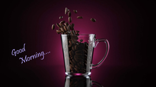 Coffee beans glass table purple free wallpaper for desktop - medium preview image