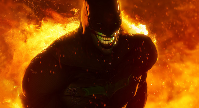 Batman fire mask ember phoenix free wallpaper for desktop - medium preview image