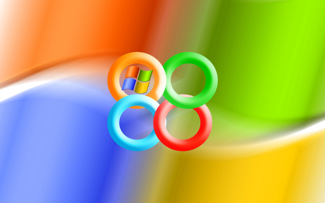 Colorful rainbow olympic background symbol free wallpaper for desktop - medium preview image