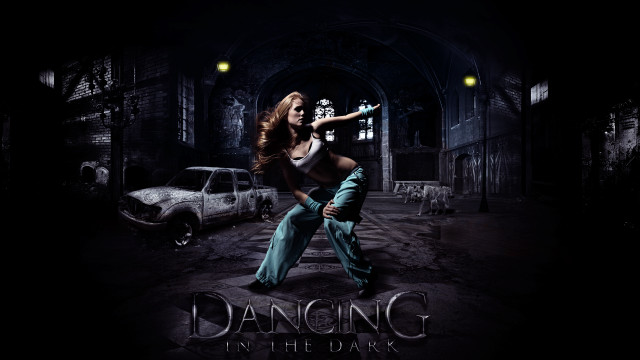 Woman dancing dark alley car free wallpaper for desktop - medium preview image