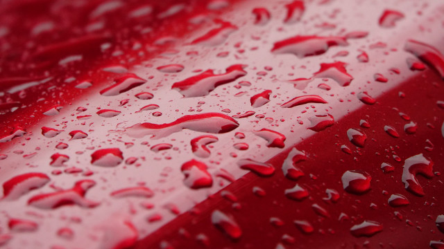Red umbrella water drops blood free wallpaper for desktop - medium preview image