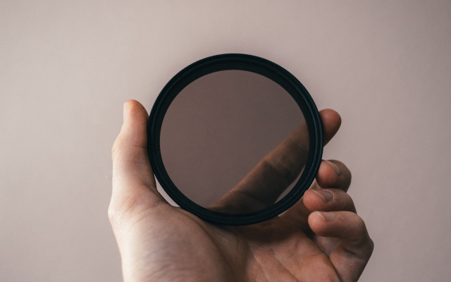 Mirror reflection hands brown background free wallpaper for desktop - medium preview image