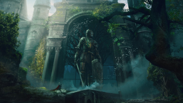 Man castle forest bird andreas free wallpaper for desktop - medium preview image