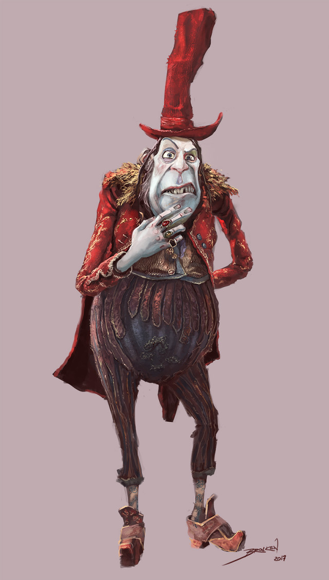 Clown hat cane red top free wallpaper for mobile - medium preview image