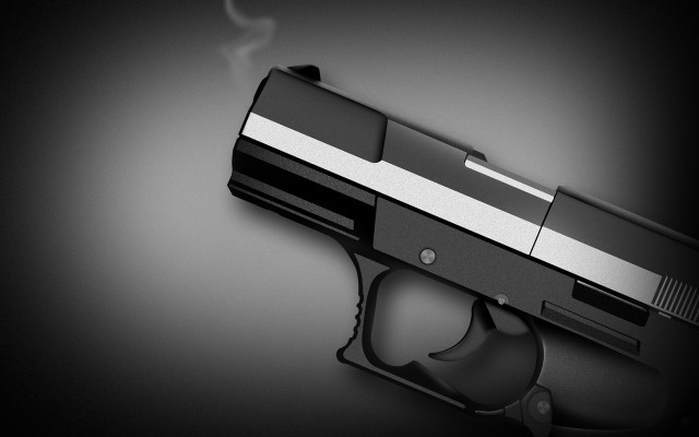 Black white gun cigarette lighter free wallpaper for desktop - medium preview image