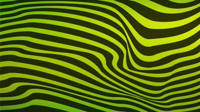 Green black wavy lines curves free wallpaper for desktop - medium preview image