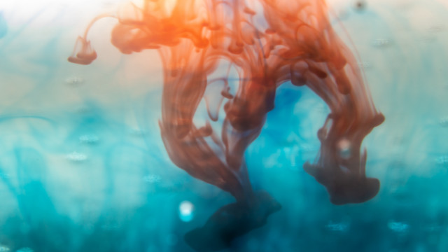 Blue red liquid white plant free wallpaper for desktop - medium preview image