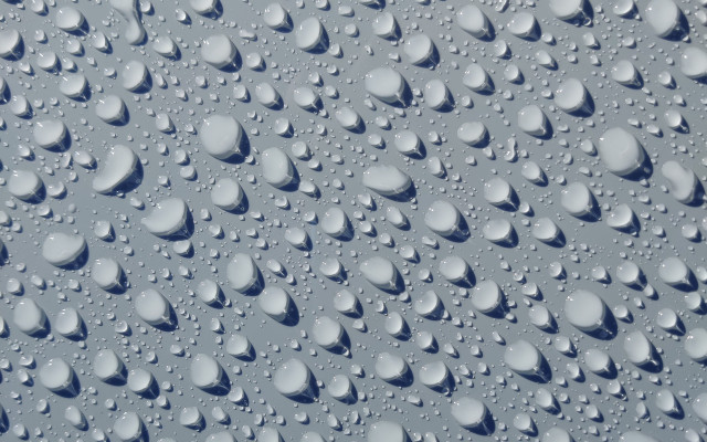 Water droplet blue sky photorealism free wallpaper for desktop - medium preview image
