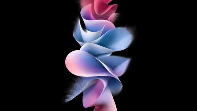 Colorful flower black background white #7 free wallpaper for desktop - medium preview image