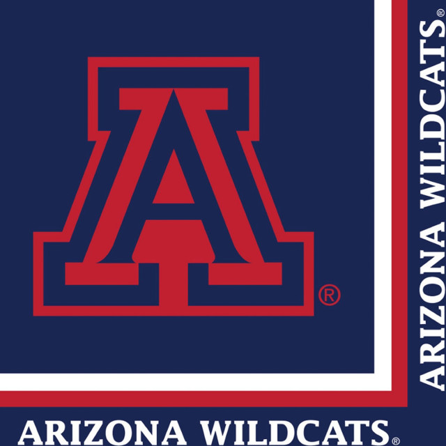 Arizona wildcats logo blue background free wallpaper for tablet - medium preview image