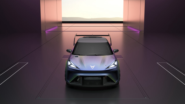 Futuristic car dimly lit room #2 free wallpaper for desktop - medium preview image