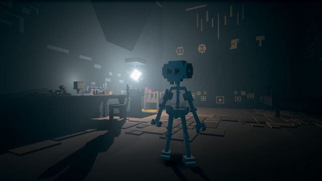 Robot light beeple vanitas lowpoly free wallpaper for desktop - medium preview image