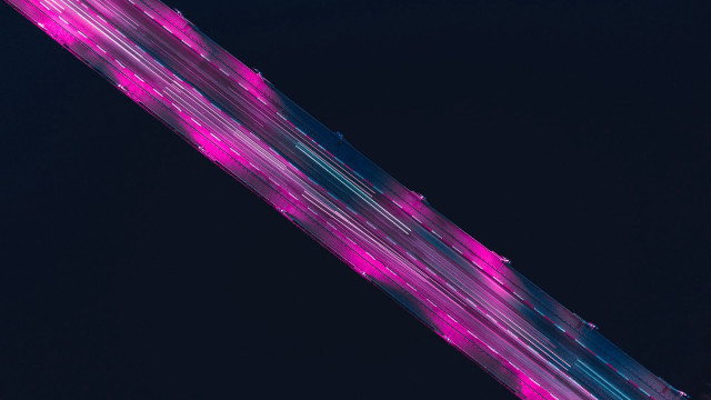 Long pink object air black free wallpaper for desktop - medium preview image