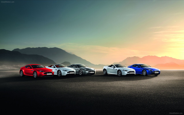Three colored sports cars mountains free wallpaper for desktop - medium preview image
